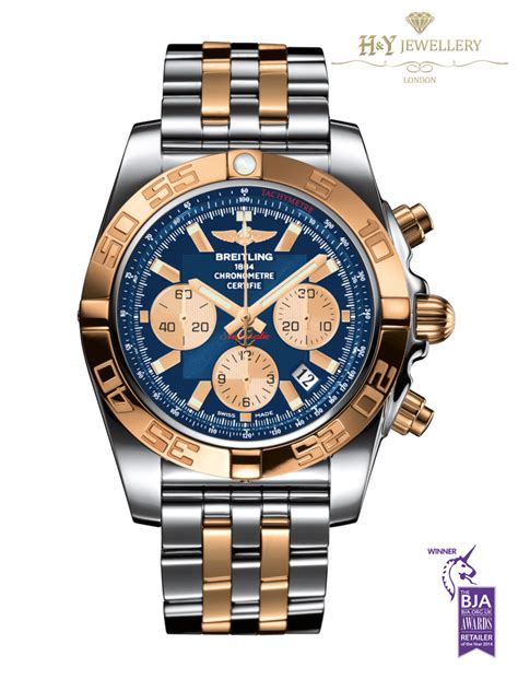 breitling women's two tone|breitling chronomat evolution two tone.